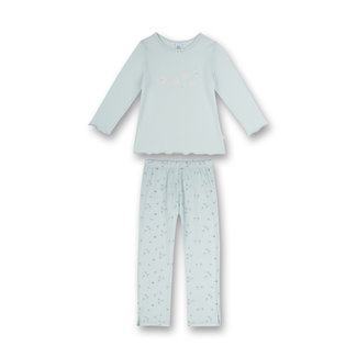 SANETTA Girls Light Blue Shiny Dragonfly Pajamas