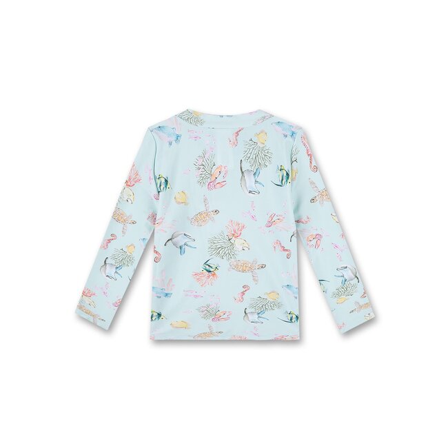 SANETTA Girls light blue swim shirt