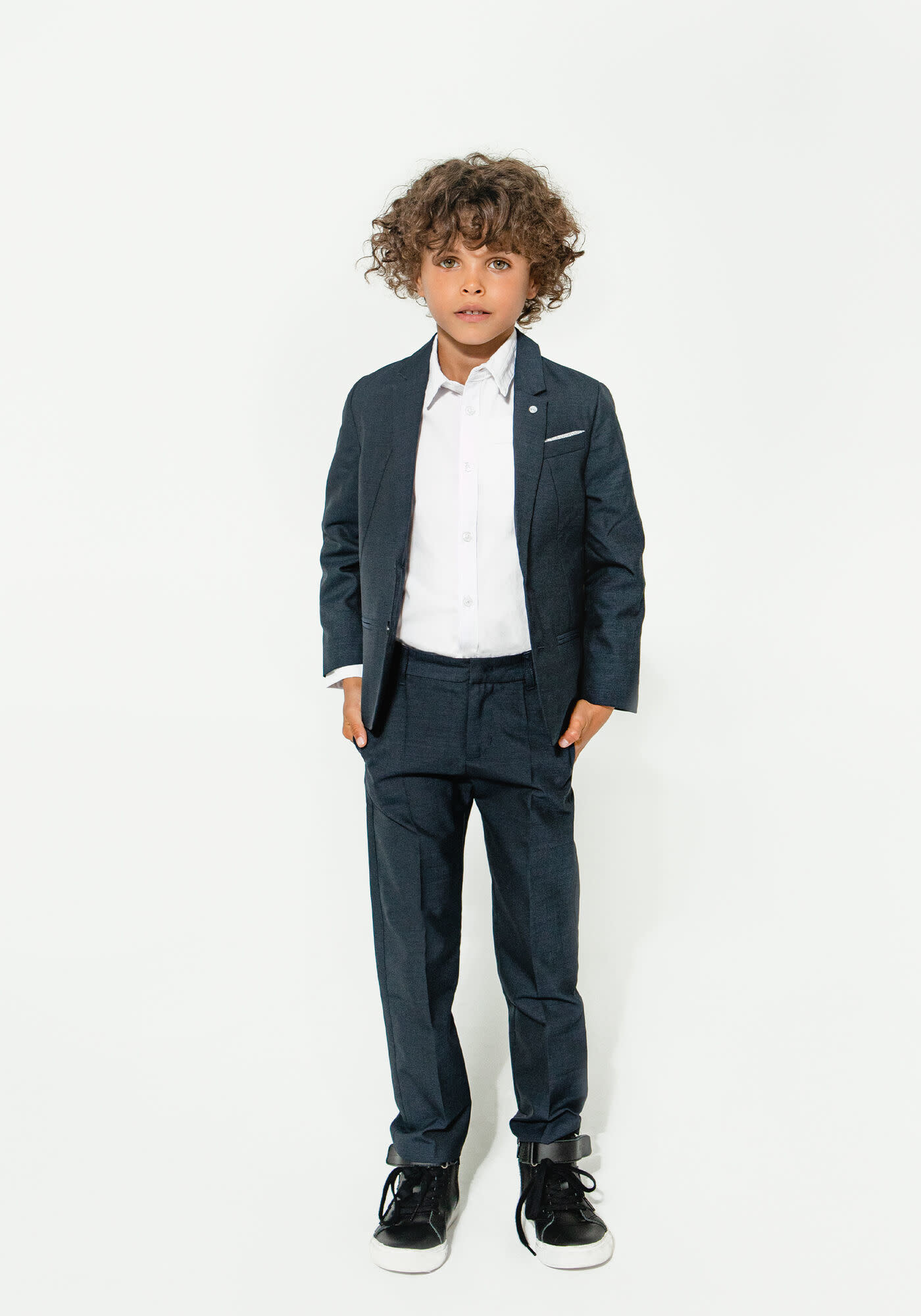 BOYS' NAVY SUIT TROUSERS | IKKS Canada - Kidz Global Apparel Ltd.