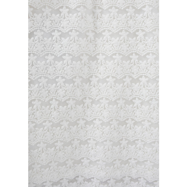 IKKS GIRLS’ OFF-WHITE LACE BLOUSE