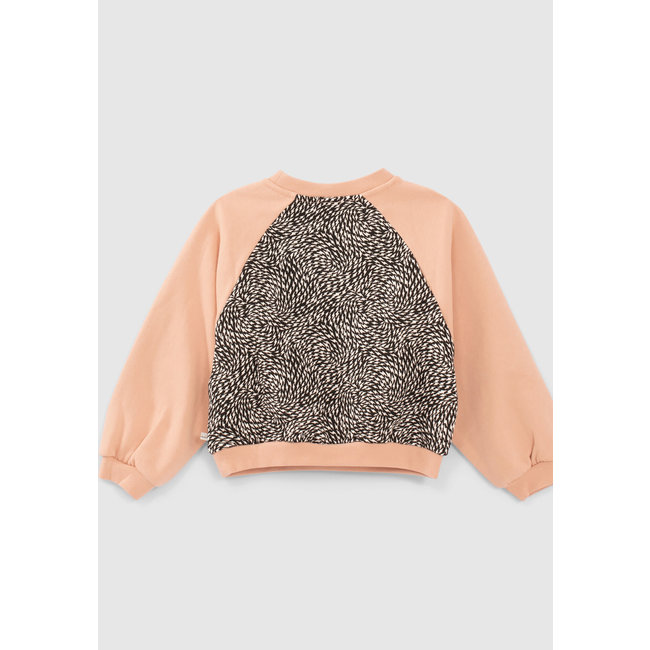 IKKS GIRLS’ PINK GRAPHIC PRINT SWEATSHIRT