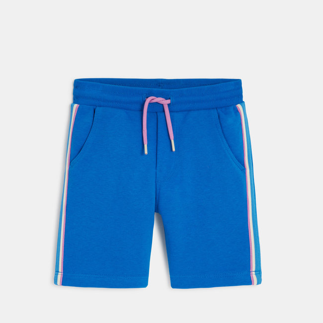 CATIMINI Baby boy's blue recycled cotton Bermuda shorts