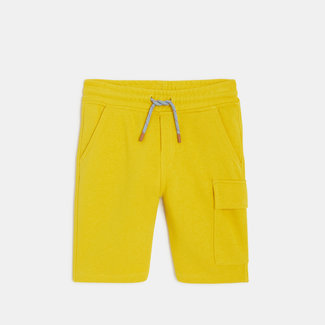 CATIMINI Boy 's yellow recycled cotton Bermuda shorts