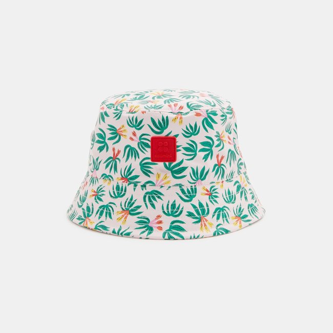 CATIMINI Girl 's bucket hat with plant print