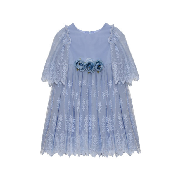 PATACHOU Mini Girl Special Occasion Blue Dress