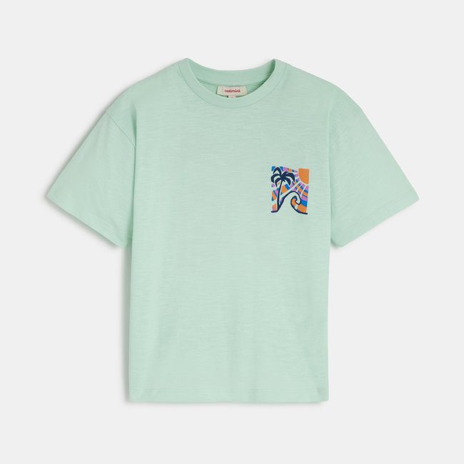 CATIMINI Boy's almond green T-Shirt