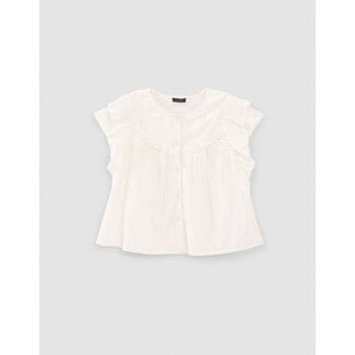 IKKS BABY GIRL'S EGG SHELL BLOUSE