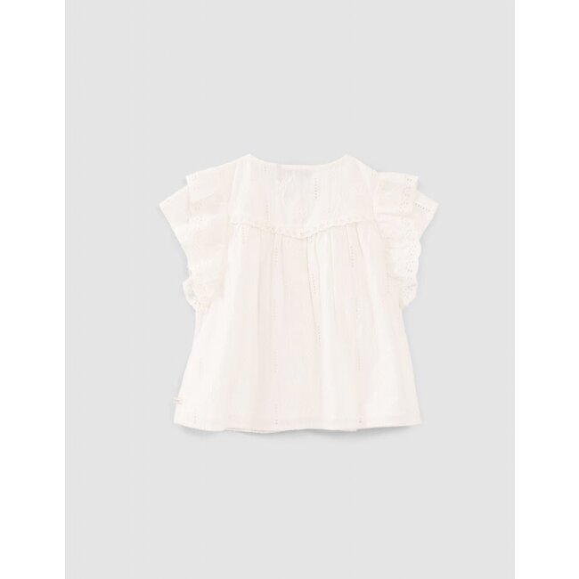 IKKS BABY GIRL'S EGG SHELL BLOUSE