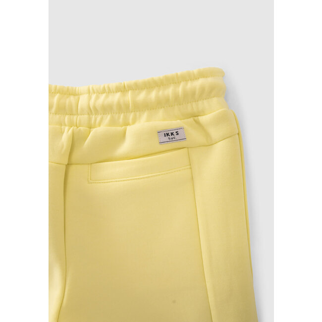 IKKS BOYS’ LIME GREEN EMBOSSED IMAGE RECYCLED BERMUDA SHORTS