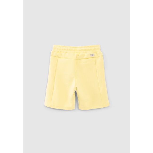 IKKS BOYS’ LIME GREEN EMBOSSED IMAGE RECYCLED BERMUDA SHORTS