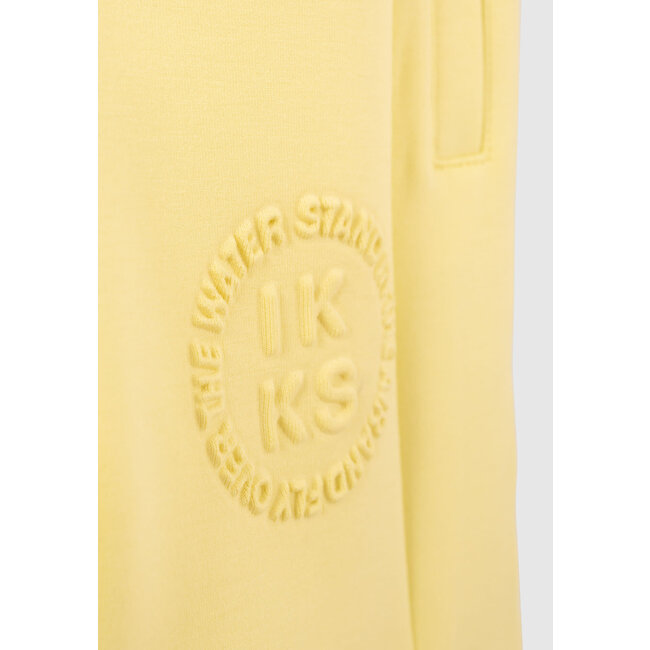 IKKS BOYS’ LIME GREEN EMBOSSED IMAGE RECYCLED BERMUDA SHORTS