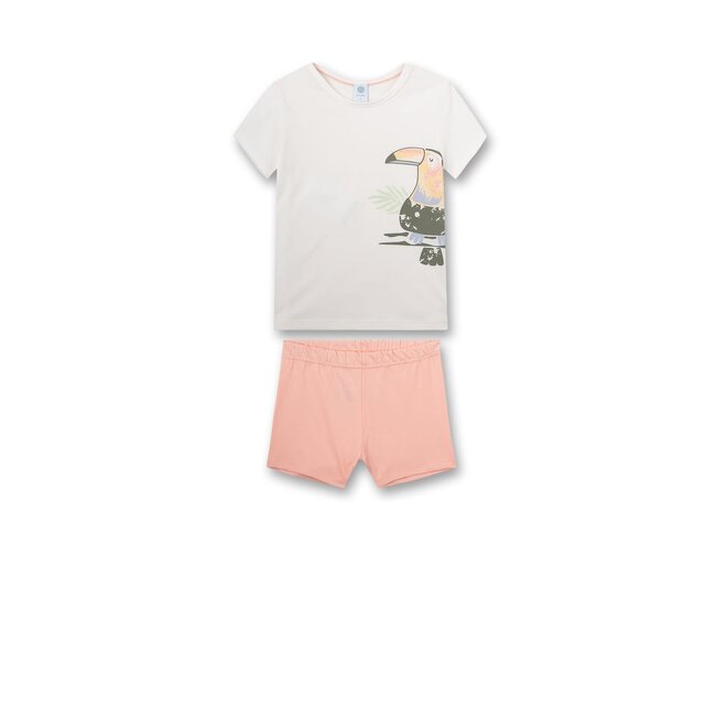 SANETTA Girls Off-White short pajamas