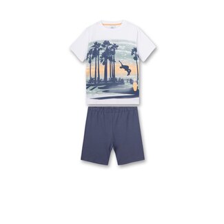 SANETTA Boys short pajamas white