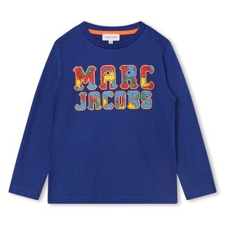 THE MARC JACOBS ELECTRIC BLUE LONG SLEEVE T-SHIRT