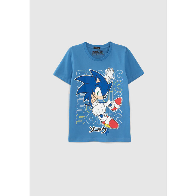 BOYS BLUE GLOW IN THE DARK SONIC T SHIRT IKKS Canada Kidz