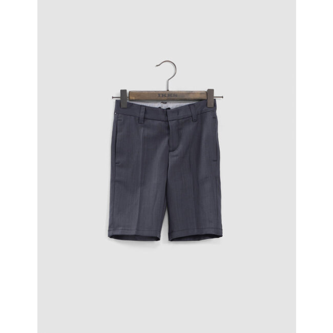 IKKS BOYS' NAVY STRIPED BERMUDA SHORTS