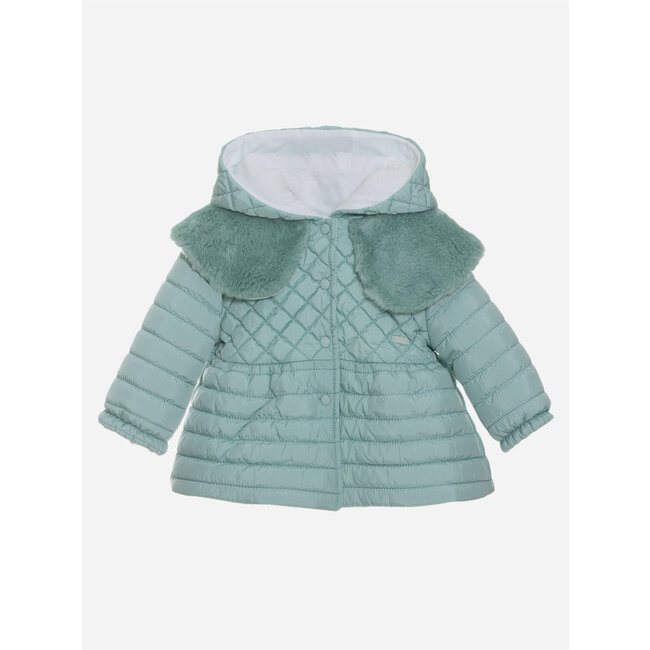 PATACHOU COAT NEWBORN LIBERTY - SAGE GREEN