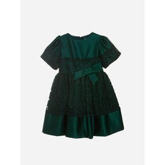 PATACHOU DRESS KIDS GIRL PARTY EMERALD - EMERALD