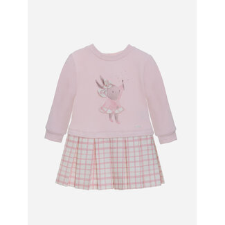 PATACHOU DRESS MINI GIRL PALE PINK - PALE PINK