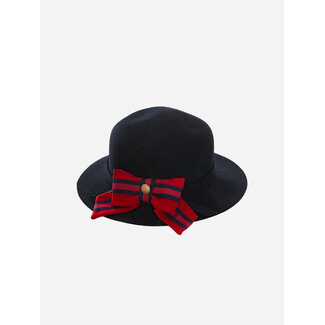 PATACHOU HAT KIDS GIRL TARTAN - MARINE