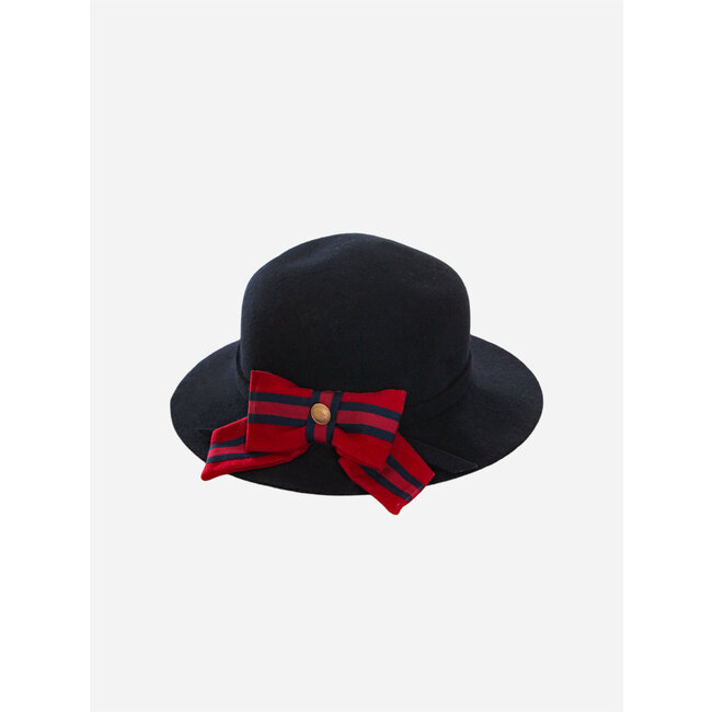 PATACHOU HAT KIDS GIRL TARTAN - MARINE