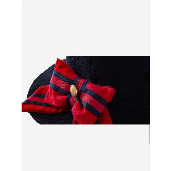 PATACHOU HAT KIDS GIRL TARTAN - MARINE