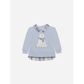 PATACHOU SWEATER MINI BOY PALE BLUE - BLUE