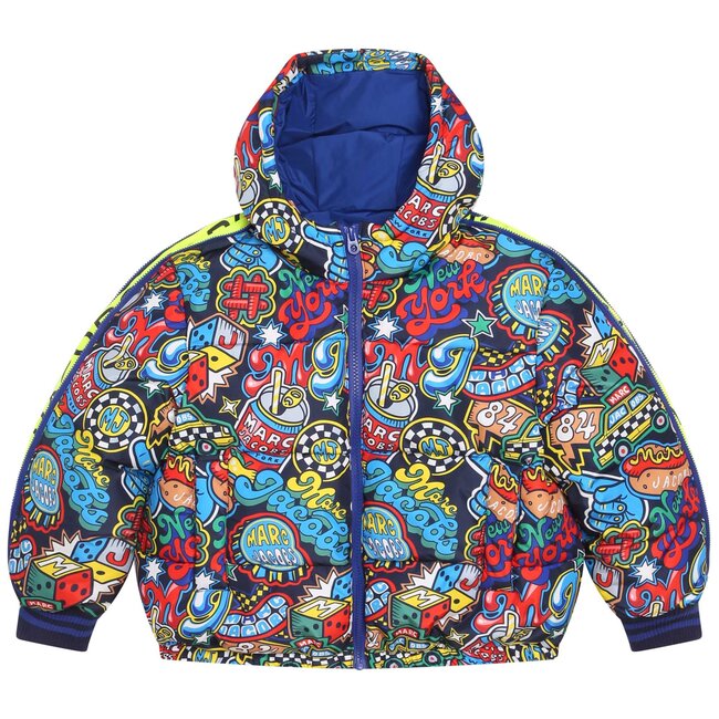 THE MARC JACOBS BOYS ELECTRIC BLUE PUFFER JACKET