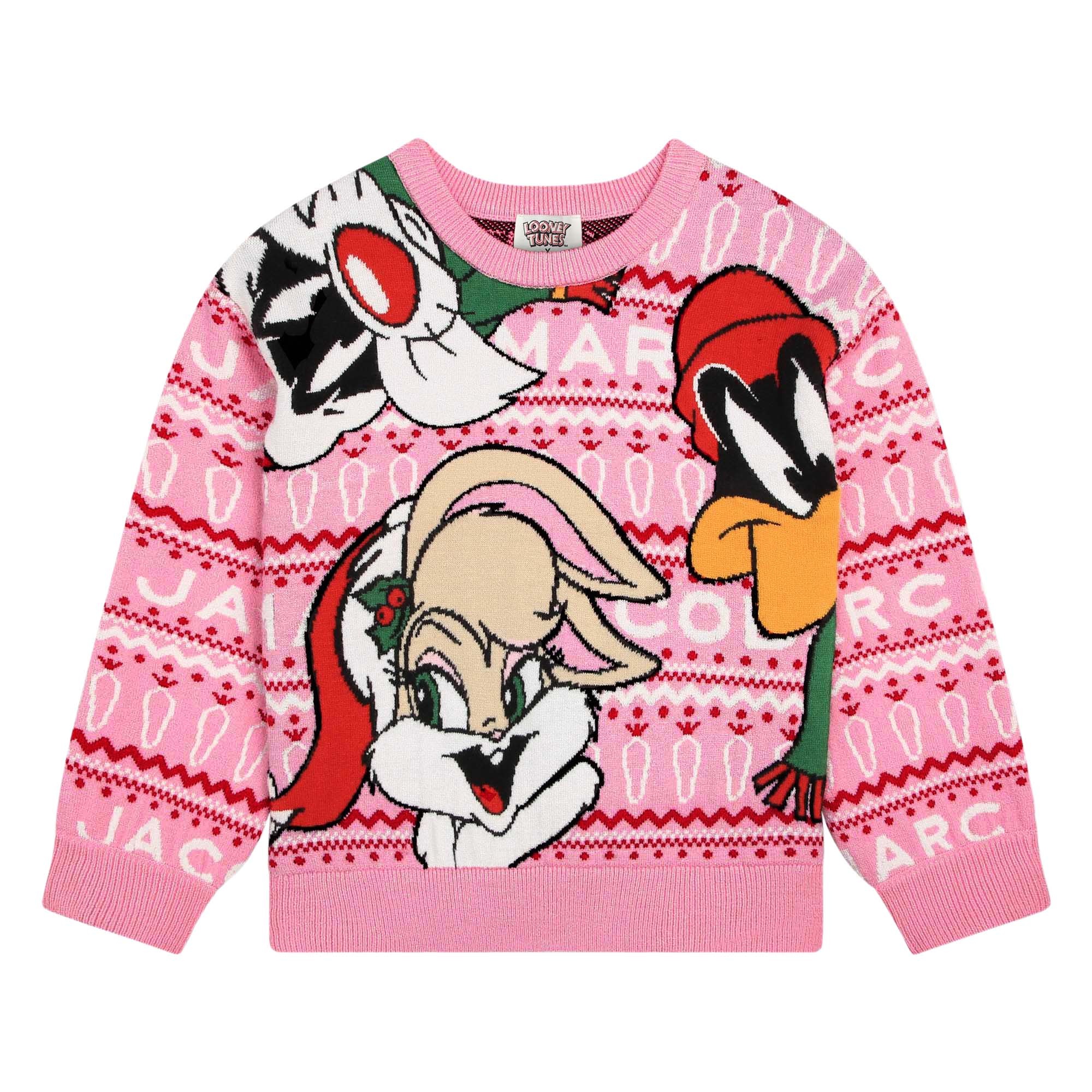 GIRLS APRICOT CHRISTMAS PULLOVER | Marc Jacobs Canada - Kidz Global Apparel  Ltd.