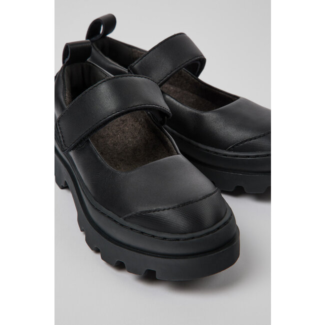 CAMPER Brutus Black leather Mary Jane shoes