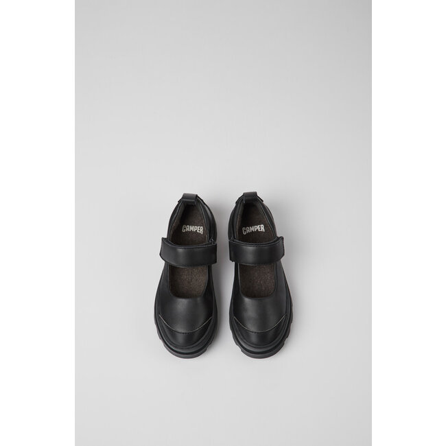 CAMPER Brutus Black leather Mary Jane shoes