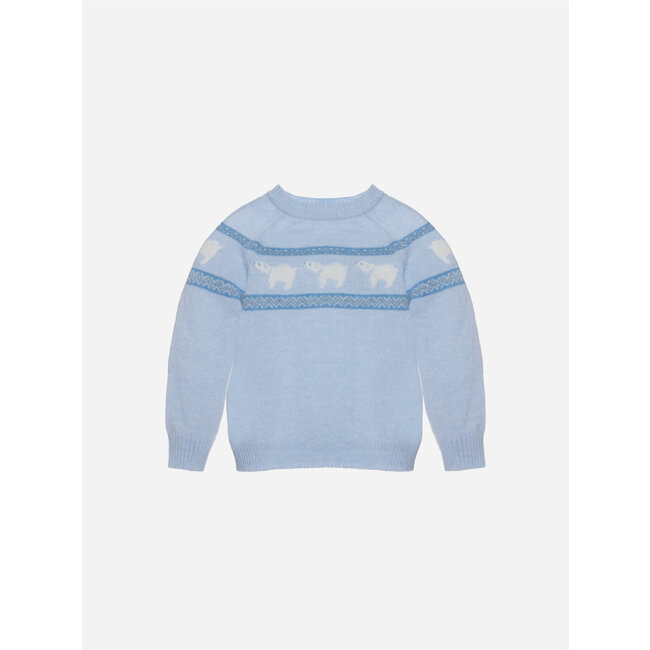 PATACHOU SWEATER MINI BOY PALE BLUE-BLUE