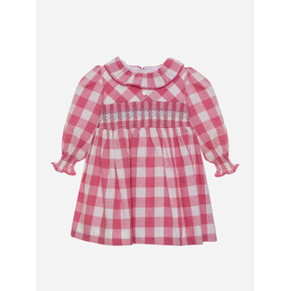 PATACHOU DRESS MINI GIRL COLORS-PINK CHECK F23-10