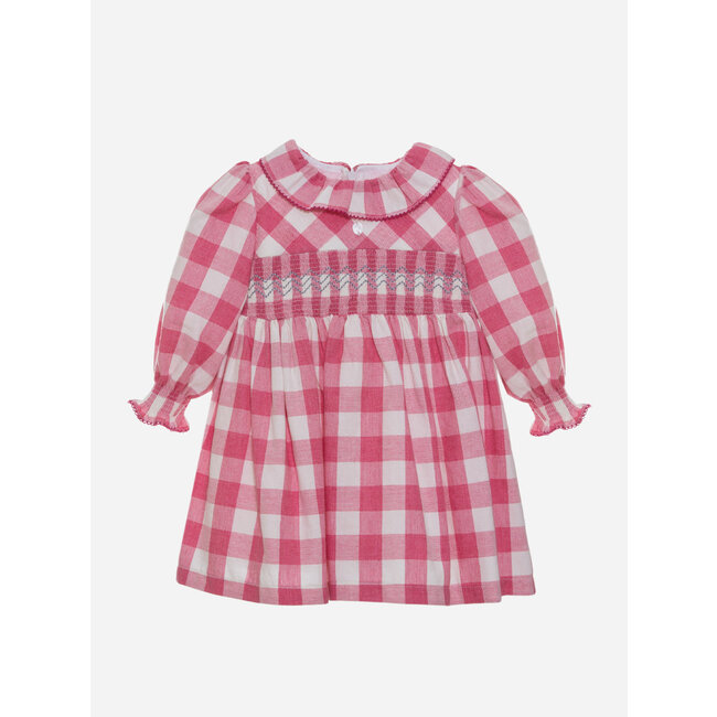 PATACHOU DRESS MINI GIRL COLORS-PINK CHECK F23-10