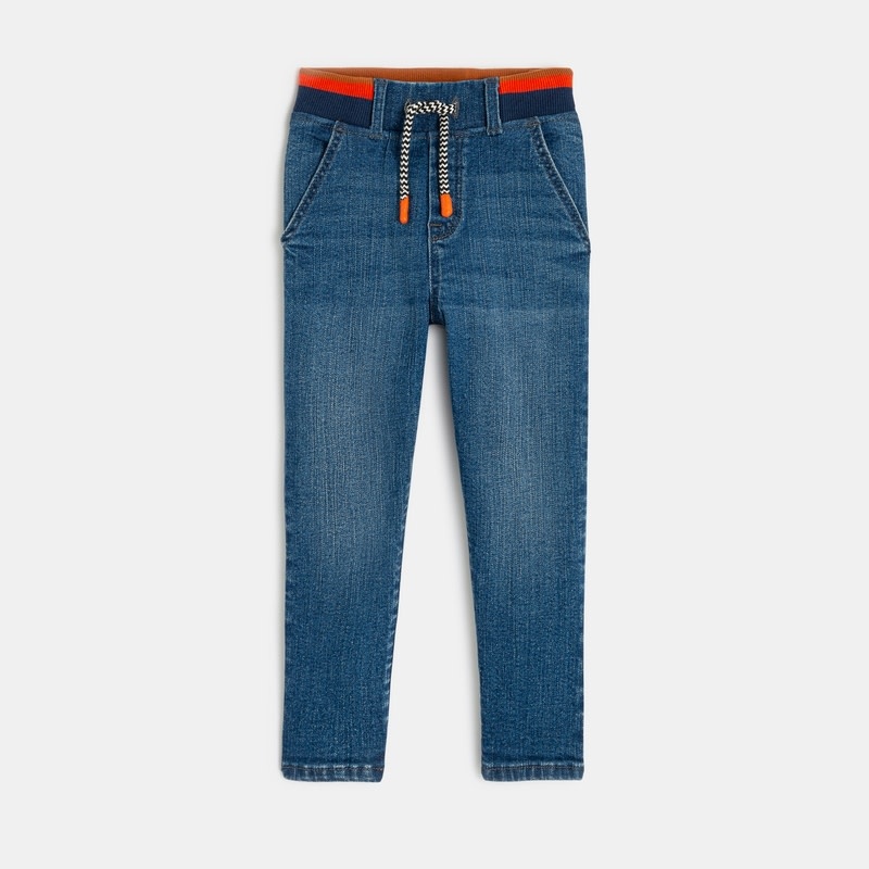 Baby boy's straight jeans stone blue denim | Catimini Canada