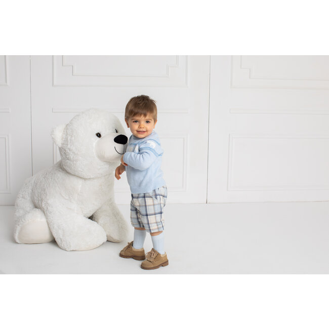 PATACHOU SWEATER MINI BOY PALE BLUE-BLUE