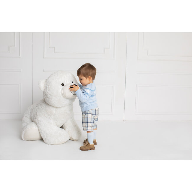 PATACHOU SWEATER MINI BOY PALE BLUE-BLUE