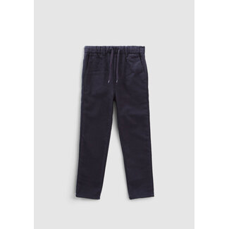 IKKS BOYS’ NAVY HOUNDSTOOTH MOTIF JOGGERS