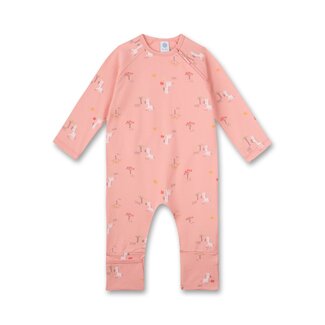 SANETTA Baby girl's Pink Donkey Jumpsuit
