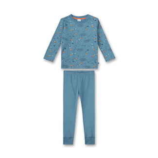 SANETTA Boys' long blue pajamas