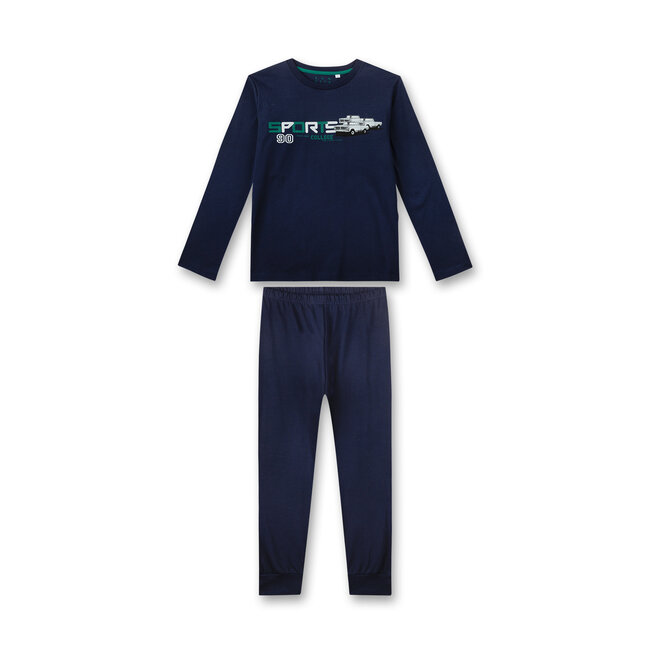 SANETTA Boys' long navy pajamas