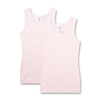 SANETTA Girls' undershirt double pack pink