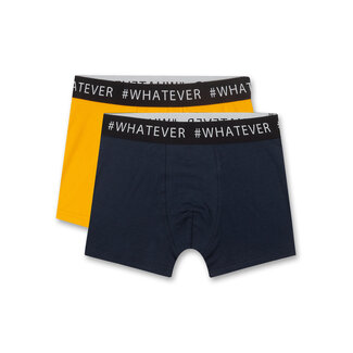 SANETTA Boys' hip shorts (twin pack) blue and yellow