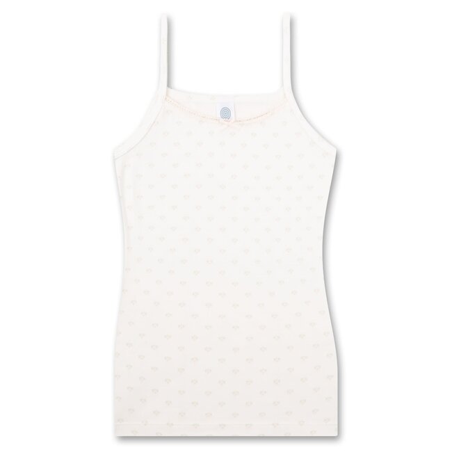Girls white top allover shirt  Sanetta Canada - Kidz Global Apparel Ltd.