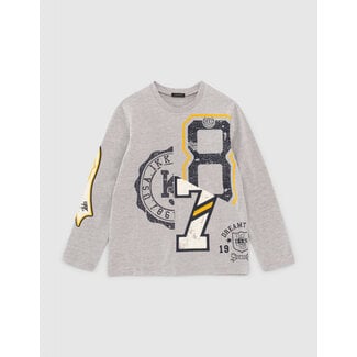 IKKS BOYS' COOL GREY T-SHIRT