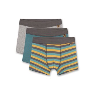 SANETTA Boys green shorts (3 pack)