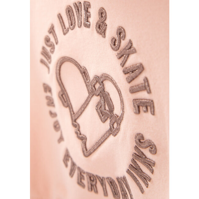 IKKS GIRLS’ KHAKI HOODIE WITH GATHERED CUFFS