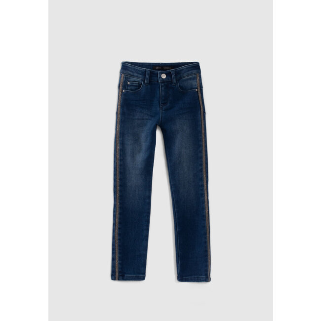 GIRLS' BLUE SLIM JEANS  IKKS Canada - Kidz Global Apparel Ltd.