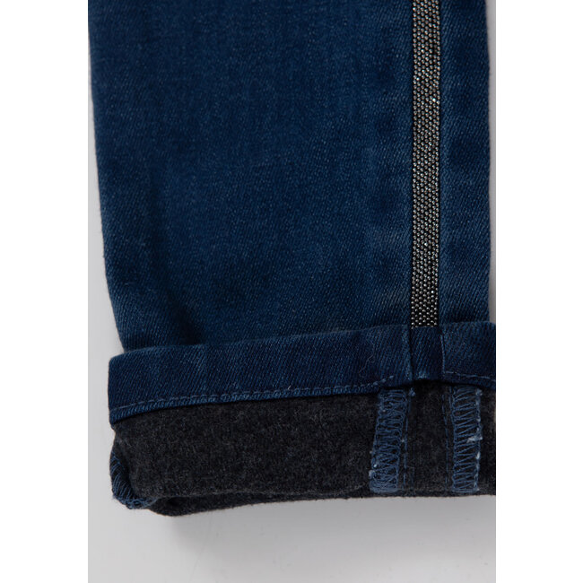 IKKS GIRLS’ BLUE SLIM JEANS