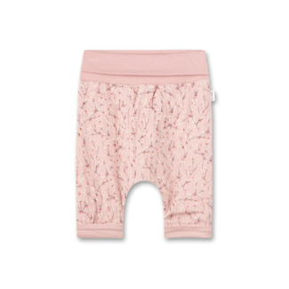 SANETTA Baby girls' pink lined trousers